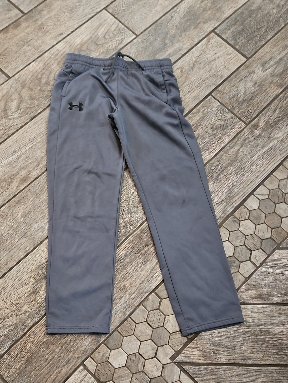 Under Armour Boy's Grey Athletic Joggers